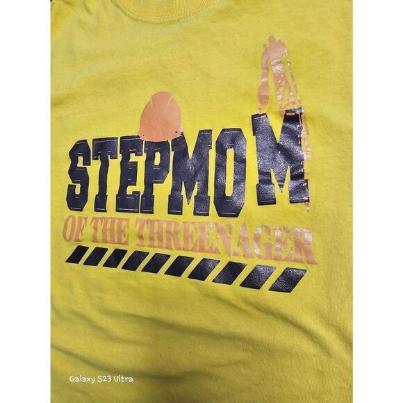 Stepmom to Threenager Birthday Party Tee For Stepmom 3 Three Year Olds Party EUC - Picture 2 of 5